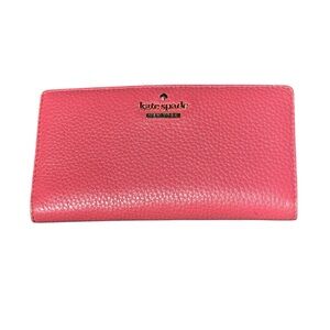 kate spade Pink Leather Continental Wallet